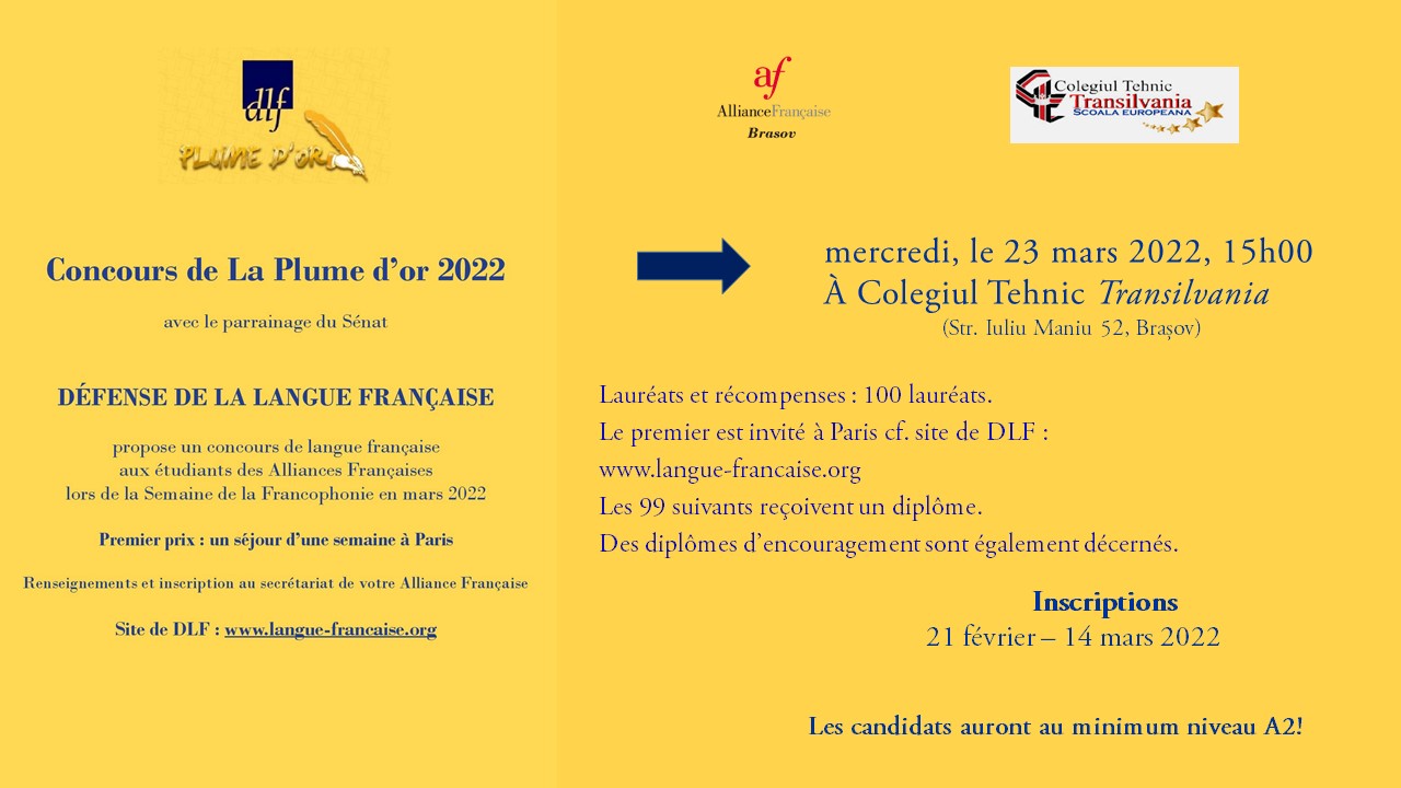 Plume dOr 23 mars 2022