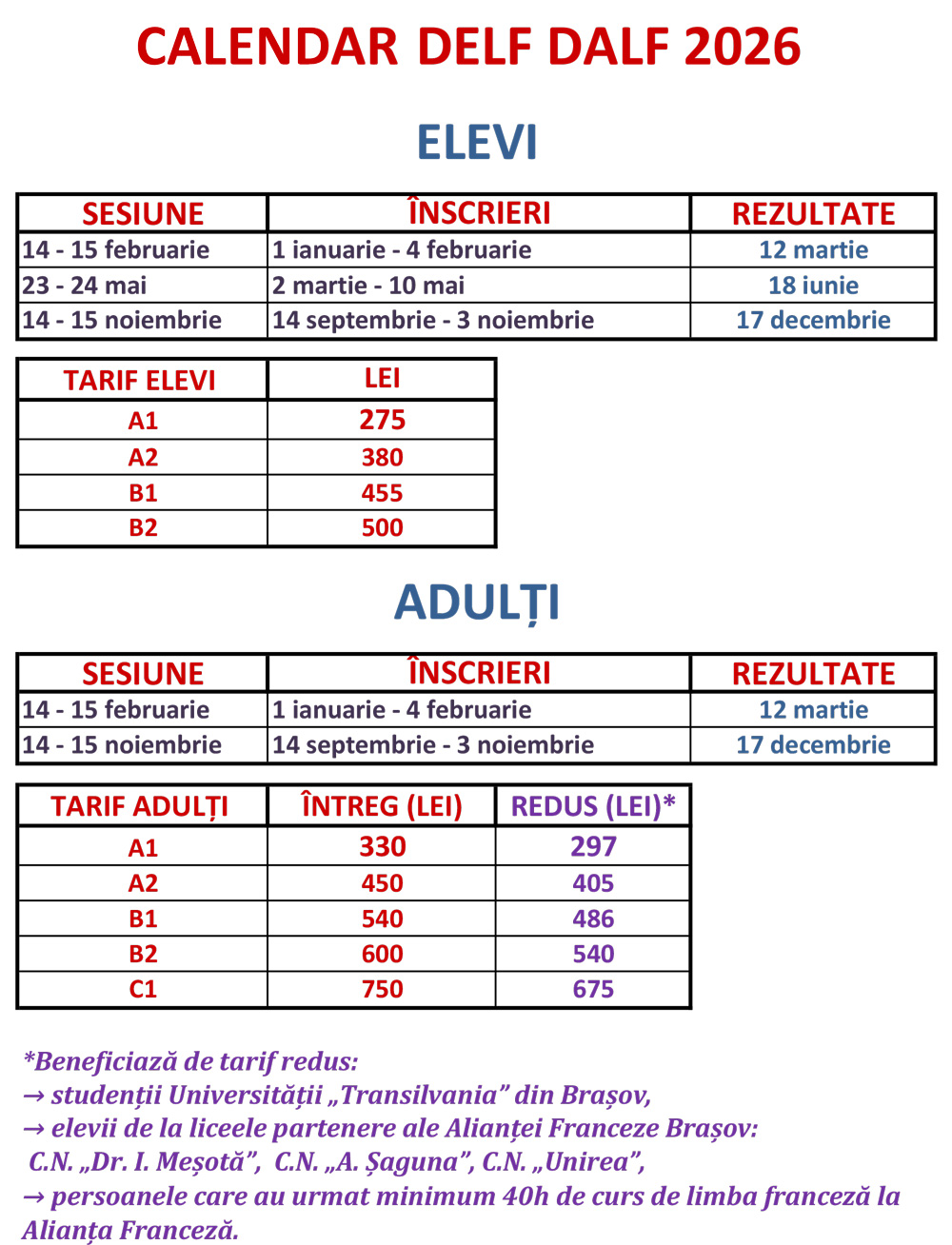 CALENDAR DELF DALF 2026