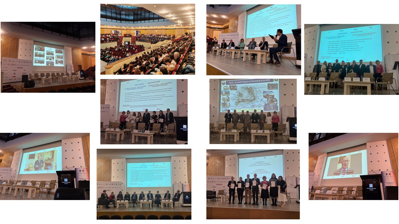 Conferința 35 de ani ai Alianței Franceze Brașov