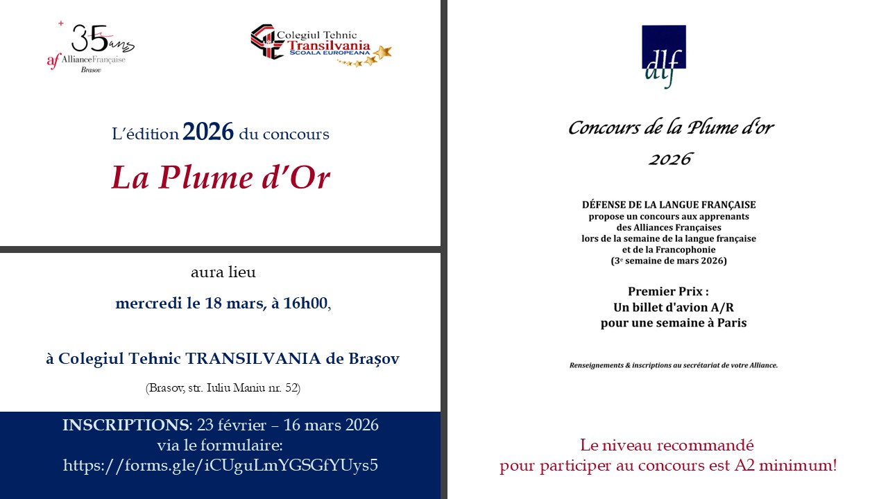 Plume Or Affiche 2026